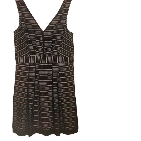 BCBGeneration Black & Cream Colored Dress - Picture 3 of 10